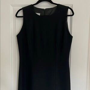 Doncaster Black Sleeveless Sheath Midi Dress